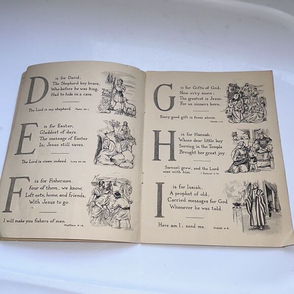 Vintage 1948 ABC Bible Story Book for children - Picture 6 of 8